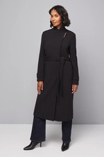 Wallis Black Coat Womens Smart