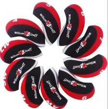 2025 NEW UK 10Pcs Golf Iron Headcovers for Wilson Staff Club Covers 4-9-APSL