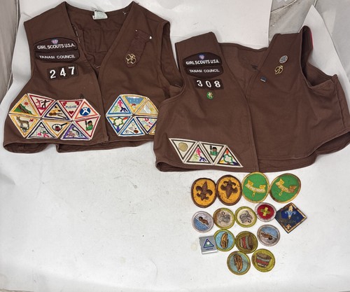 Brownie girl scout patches - girl,