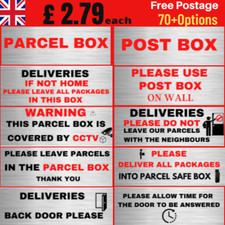 Parcels instructions stickers