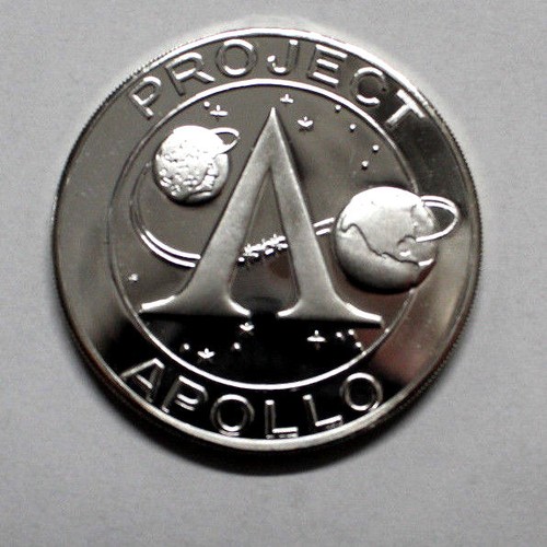 Apollo silver plate - apollo, proof