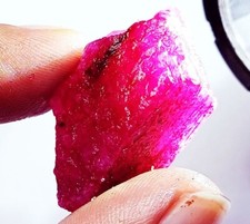 43.35 Ct Natural Red Beryl Rough Certified Loose Gemstone With Free Gift