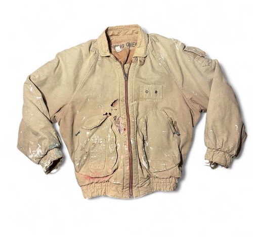 True vintage tan work - true, jacket