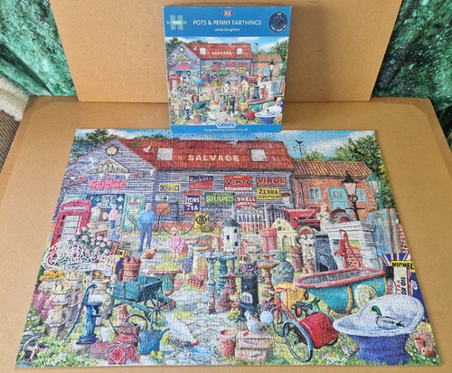 1000 piece jigsaw pots penny - jigsaw, &