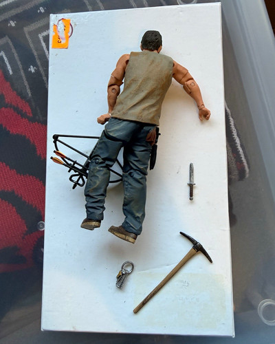 Action figures with axe - action,