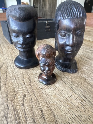 Vintage hand carved - hand-carved, african