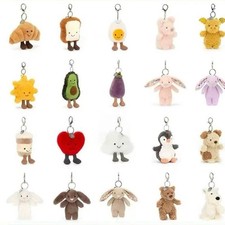 Cute Plush Cat Keychain Jelly