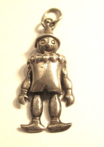 Silver vintage small - silver, clown