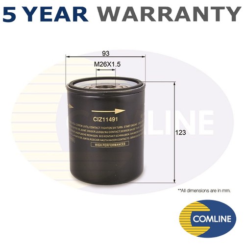 Comline oil filter - oil, fits