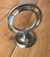 Vintage Brass 4 slot toothbrush holder wall mounted.