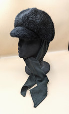 VINTAGE FAUX FUR HAT/CAP WITH