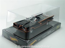 RARE HOTWHEELS BATMAN BATMOBILE TV SERIES MODEL CAR 1:24 SCALE BLACK BLY66 T3