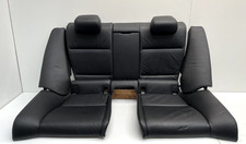 BMW E92 Coupe 2006-2013 Dakota Black Leather Complete Rear Seats #084