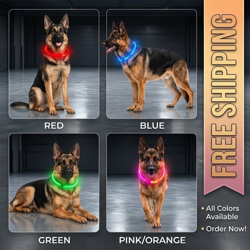 Light dog collar pet - up,