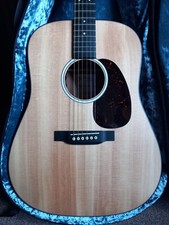 Martin D-10E Road Series Electroacoustic Guitar, Natural Sapele