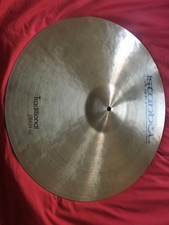 ISTANBUL  Cymbal, 22 inches, TRADITIONAL CRASH/RIDE, BARGAIN and RARE.