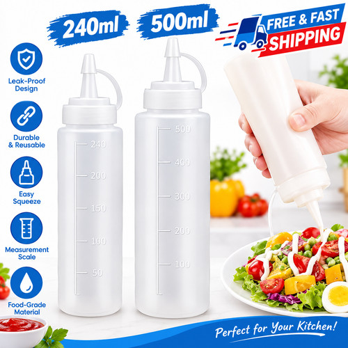 240ml 500ml plastic clear - 240ml/500ml,
