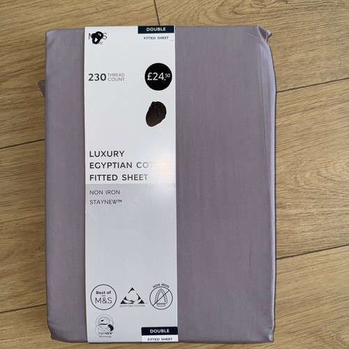 Double fitted sheet - m&s,