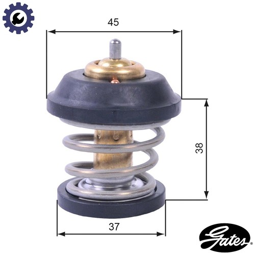 Thermostat coolant th42995g1 - thermostat,