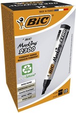 BIC 2300 Permanent Chisel Tip