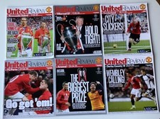 2008/09 Manchester Utd x6 v Newcastle Sunderland Derby Arsenal Porto Villarreal
