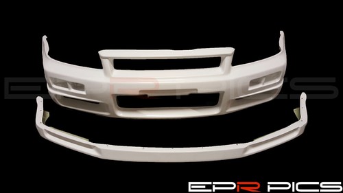 Tune style front bumper with - s,