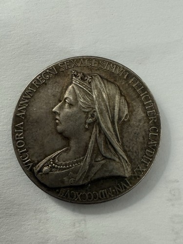 Victorian silver medal - silver, george