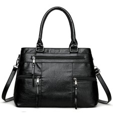 Women's Leather Tote Handbag