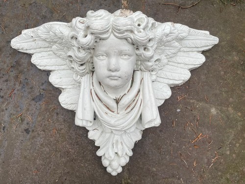 Vintage cherub angel sculpture - cherub,