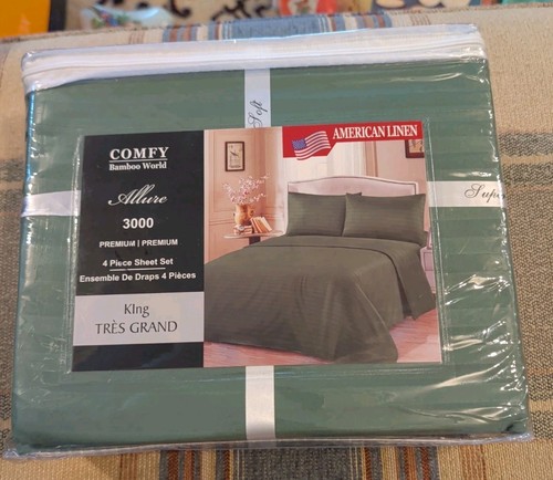 American linen sheet set - sheet, king