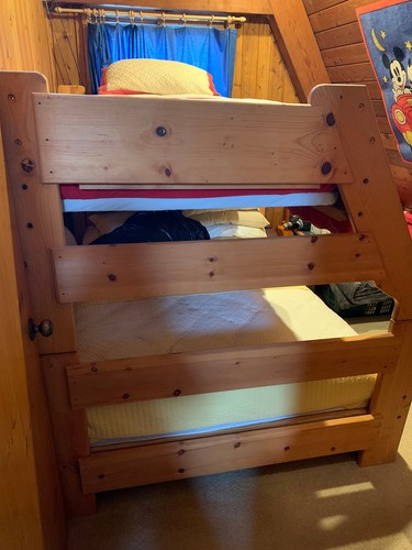 Bunk bed wooden twin - bunk,