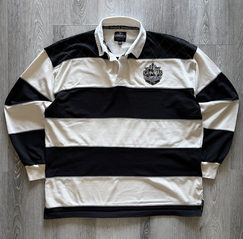 Guinness rugby shirt xxl black - guinness,