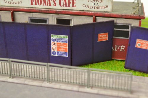 Pre cut building site hoarding - building,
