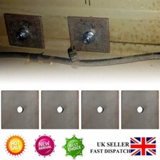 4x Van Seat, Crew Or Camper Conversion Spreader Steel Plates 6mm Thickness New