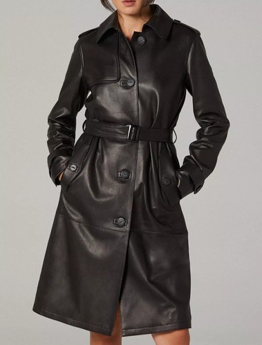 Women real leather black - real,