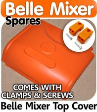 Top cover and hinges with screw Belle 150 Cement Concrete Mixer Parts sparesNEW