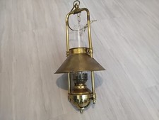 Vintage Repro Brass Electric Oil  Lamp Ceiling Saloon Hanging Light