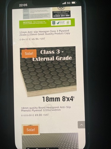 Hex anti slip plywood mm - anti,