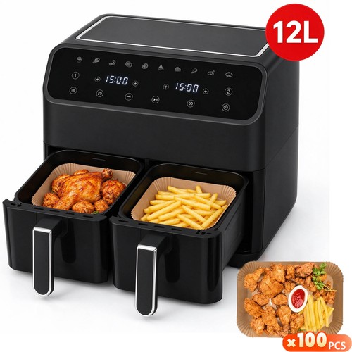 12l dual drawer air - drawer, fryer