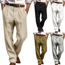 Mens Casual Loose Trousers