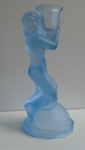 Art deco frosted - frosted, blue