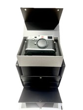 Leica M Type 240 Digital Camera Chrome Mirrorless Rangefinder with accessories.