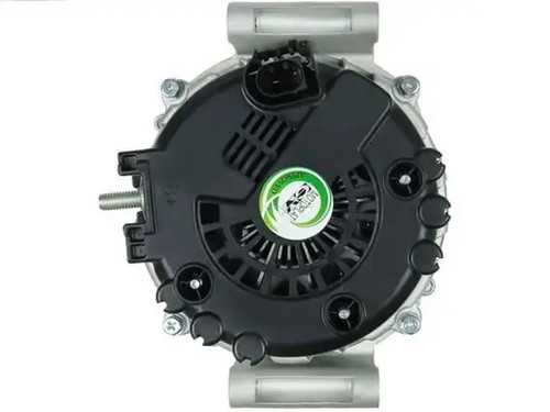 Alternator with freewheel belt