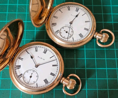 Vintage elgin full hunter - x,