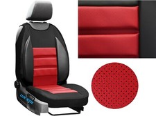 FORD TRANSIT Mk7 Mk8 CUSTOM TURNEO ONE SEAT COVER PERFORATED ARTIFICIAL LEATHER
