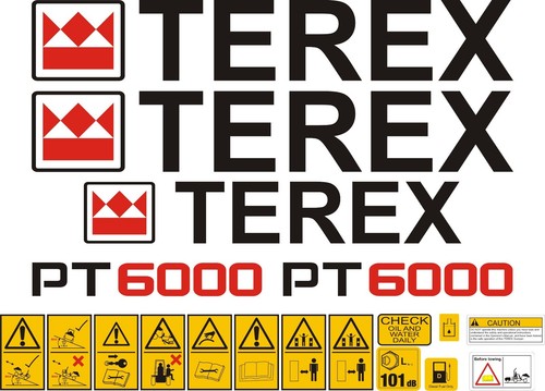 Terex pt6000 dumper - dumper, set.