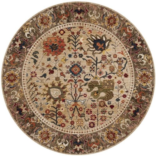 Moroccan style round mat - moroccan,