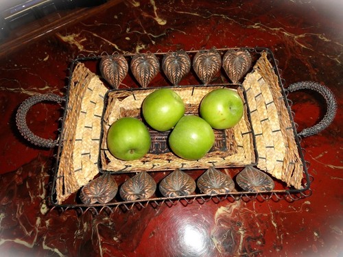 Vintage fruit basket - basket,