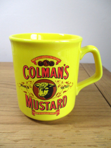 Colman mustard mug tams made - mug,
