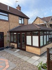  UPVC  Double Glazed Conservatory Equinox roof Leicester 4.5 x 3.5m internal 